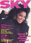 Sky Magazine Issue 3 May 1988 Janet Jackson