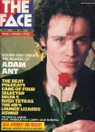 The Face Adam Ant Cover Issue 12